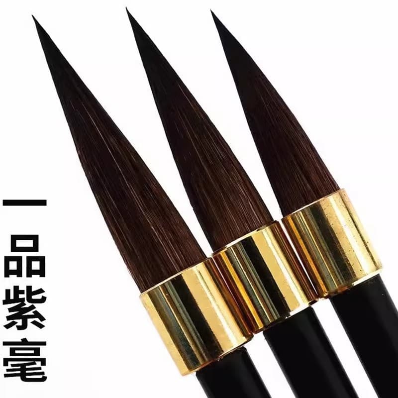 Professional Grade Calligraphy Brush Set Rabbit Hair Wolf Hair Purple Hair Pure Wolf Hair for Writing Practice Origin China