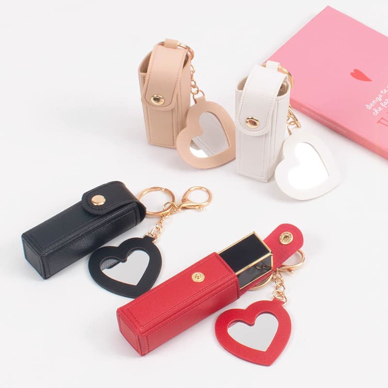 Hot style no logo lipstick bag lipstick bag portable lipstick cosmetic bag live broadcast gift change fashion storage box