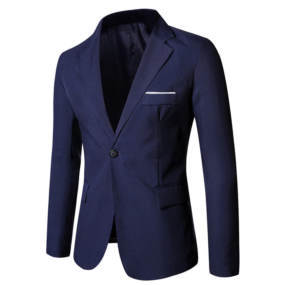 Men's suits 2023 autumn new Korean version professional handsome business casual light luxury suit jacket