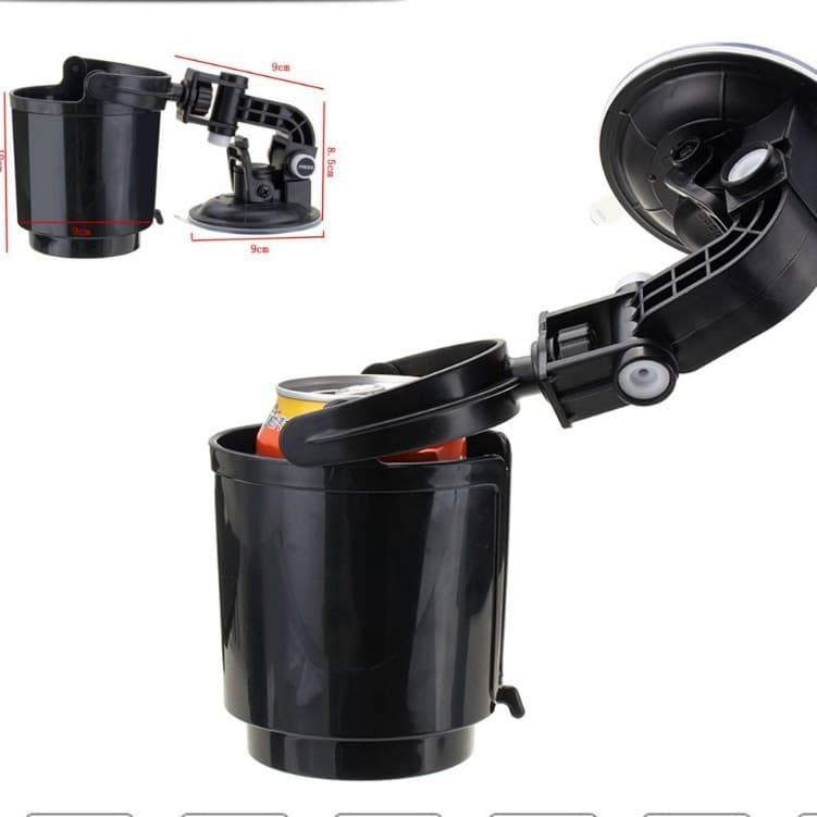 Cross-border Export Car Cup Holder, Vehicle Drink Caddy, Adjustable Suction Phone Stand for Cars