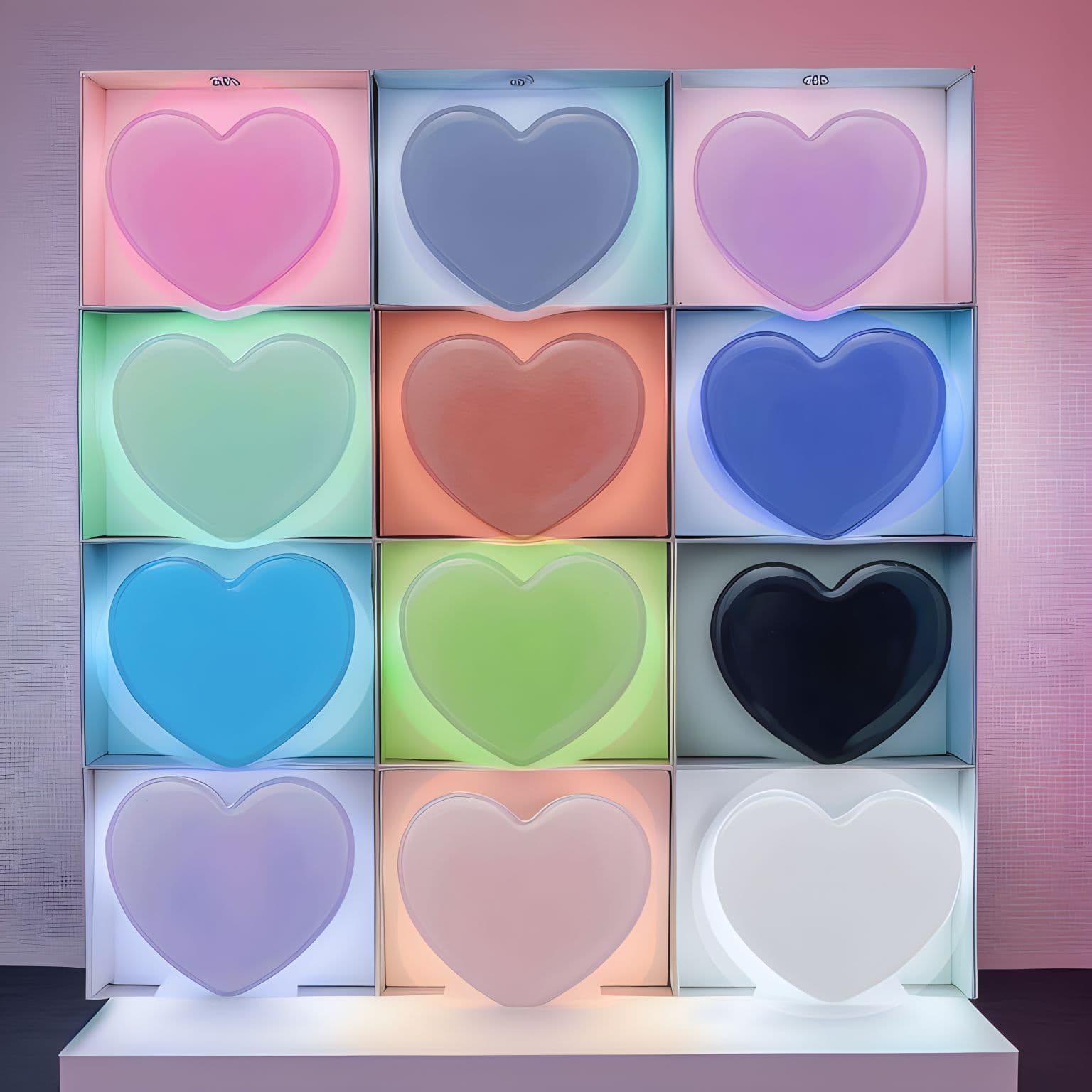 Cross-border High Quality Heart Epoxy Airbag Stand Macaron Color Foldable Stand Desktop Tablet Phone In Stock