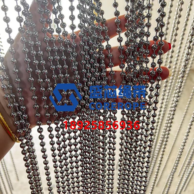 Conductive Anti-Static Door Curtain, Dust-Free Workshop Static-Guiding Curtain, In-Stock Gray Anti-Static Braided Rope