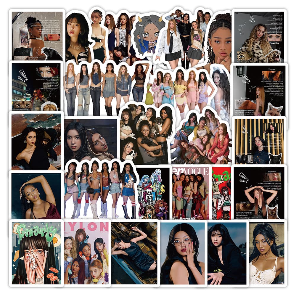 78pcs KATSEYE Girl Group Stickers Gnarly megan Yoonchae Sophia Sexy International Girl Group Stickers