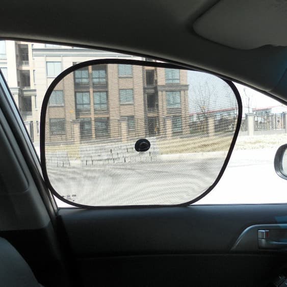 44x38 mesh side window sunshade, car sunshade, sunshade does not block sight, 2 pack, side block