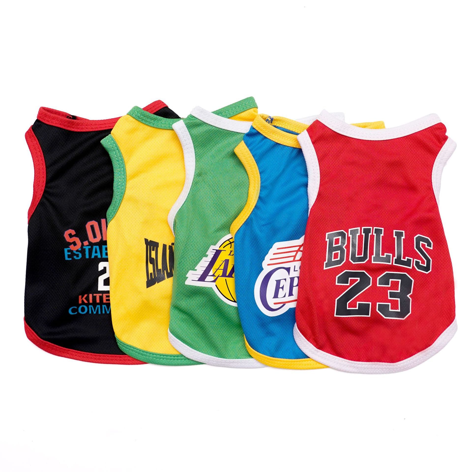 Summer Quick Dry Pet Basketball Vest Clothes for Cats And Dogs Teddy Bichon Small to Medium Size Dog Clothes Casual Style