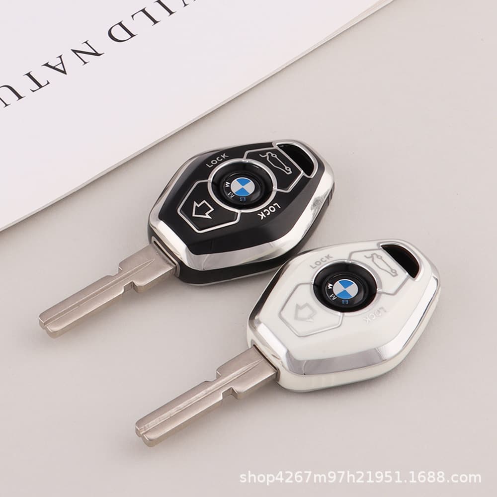Cross-border compatible BMW old model straight key case cover X35 Z34 357 series E38 E39 E46 E83 car key buckle