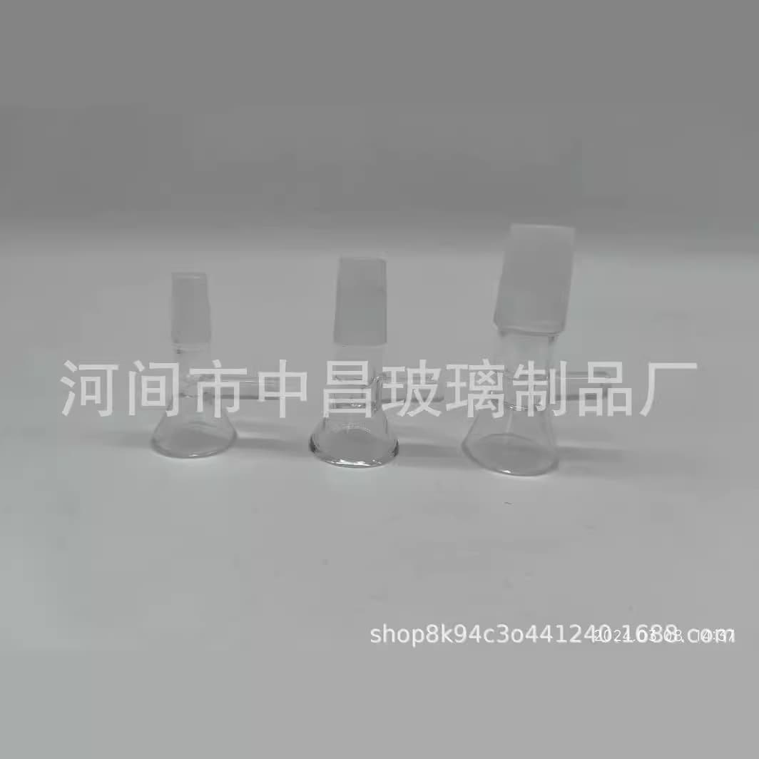 Clear Glass Water Pipe Bong Mouthpiece 10mm 14mm 19mm Glass Hookah Water Pipe Smoking Accessories