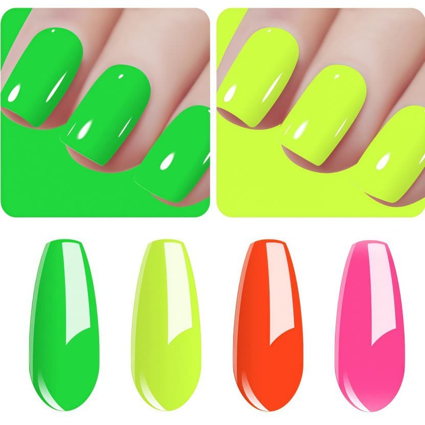 Fluorescent Gel Polish Wholesale Green Barbie Pink Candy Dopamine Macaron Series Set Gel
