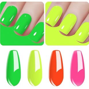 Fluorescent Gel Polish Wholesale Green Barbie Pink Candy Dopamine Macaron Series Set Gel