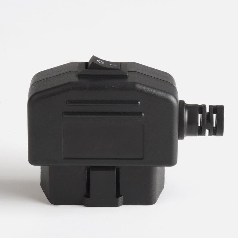 Car OBD2 16-Pin Male Connector OBD Housing with Plug + Shell + SR + Switch + Screws