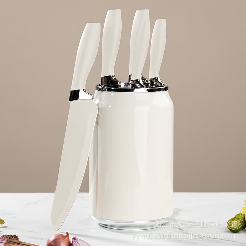 Home Kitchen Chef Knife Fruit Knife 6-Piece Set Stainless Steel Sharp Vegetable Knife Chef Knife PP Handle Knife Set