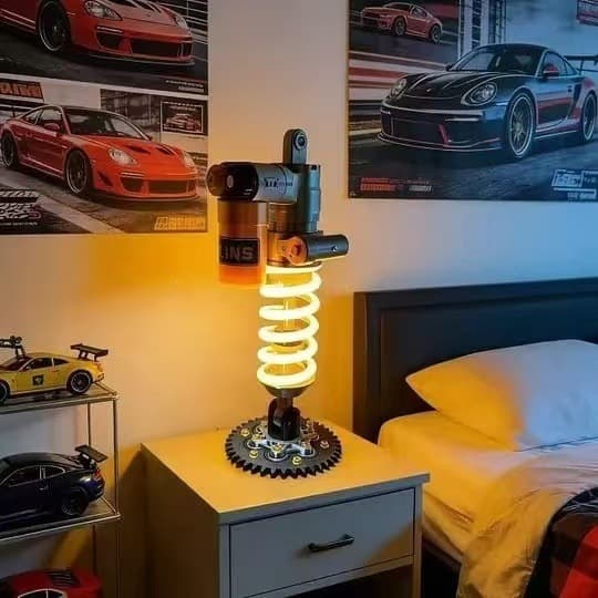 Cross-Border Bestseller Suspension Shock Absorber Desk Lamp