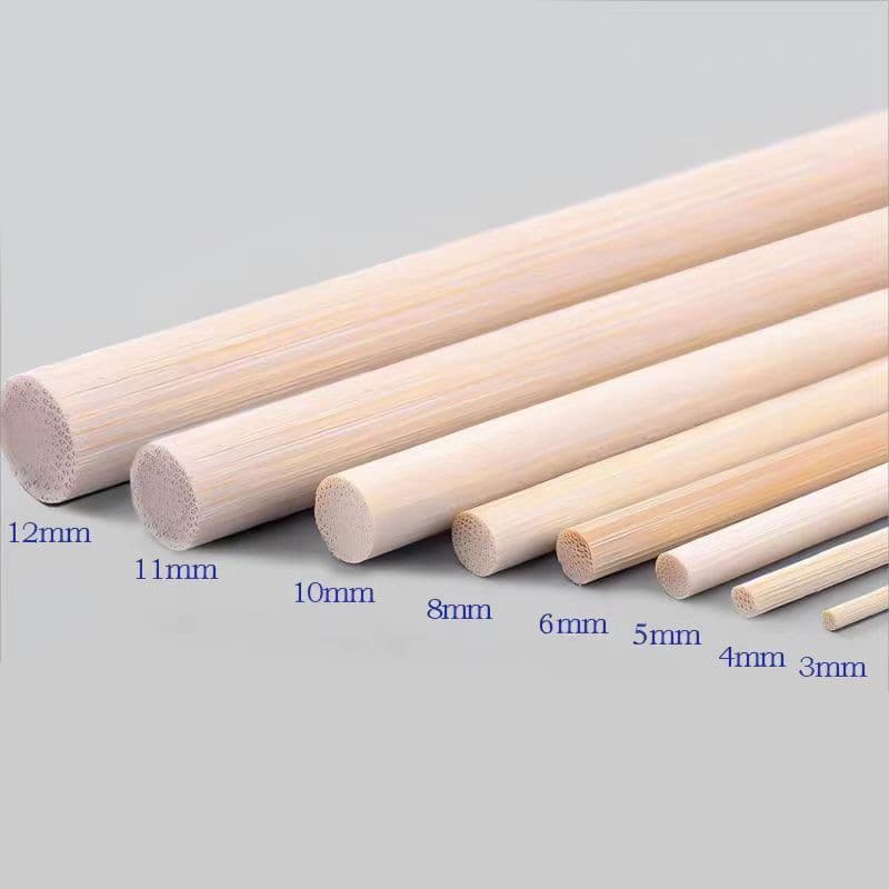 Lightly customized DIY building model materials small round sticks bamboo sticks bamboo round sticks bamboo sticks bamboo sticks thin bamboo sticks
