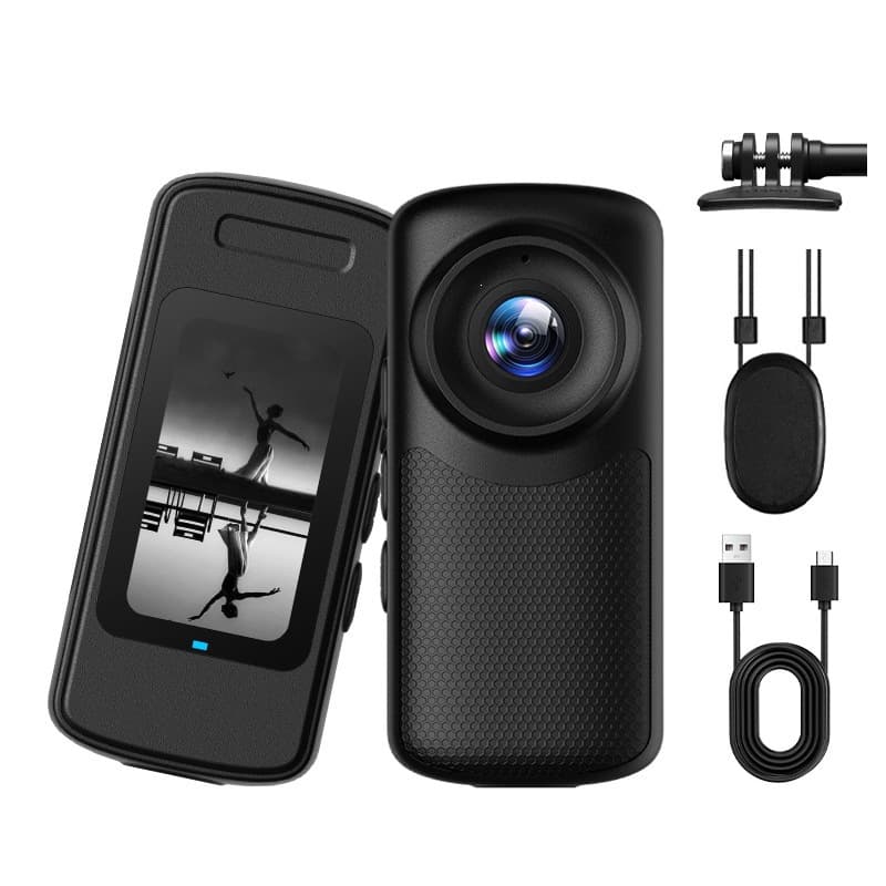 Cross-Border Hot-Selling Portable Thumb Camera 1080P Handheld Camcorder Outdoor Cycling Recorder Camera In Stock