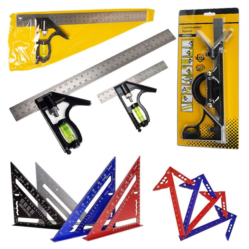Stainless Steel Horizontal Adjustable Angle Ruler, Mobile Combination Angle Ruler for Civil Engineering Measurement, 300mm Adjustable Straight Ruler