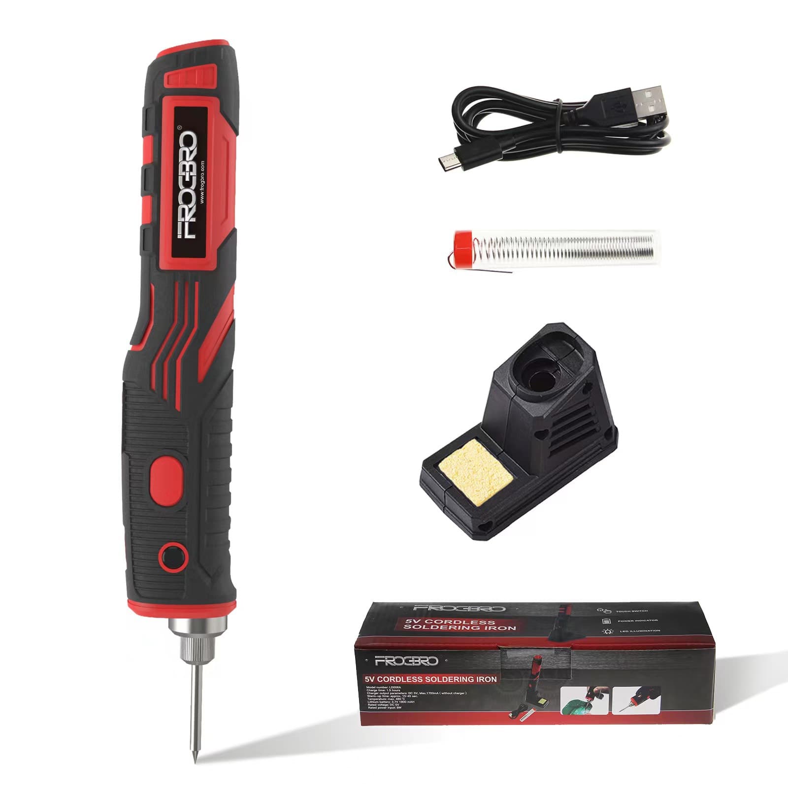 USB Portable Radio Soldering Iron Rechargeable Lithium Battery Welding Kit Household Electric Soldering Iron Factory Wholesale
