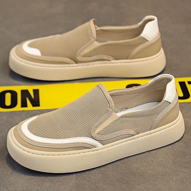 2025 Summer New Casual Men's Shoes Daily Slip-On Comfortable Men's Shoes Home Simple Style Lightweight Versatile Men's Shoes