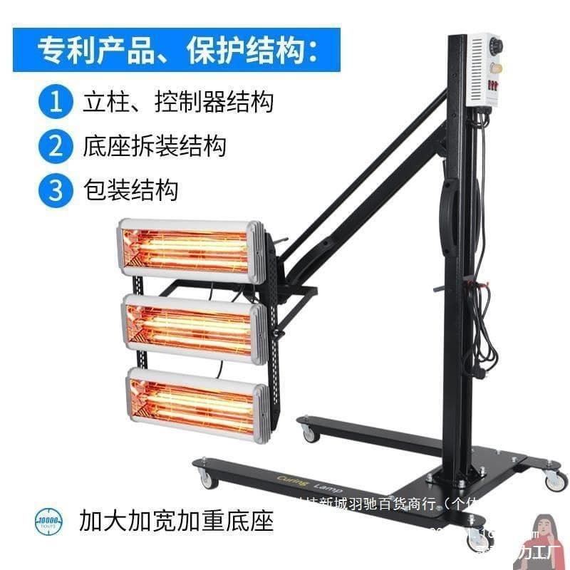 Mobile Shortwave Infrared Curing Systems for Automotive Bodywork Paint Baking