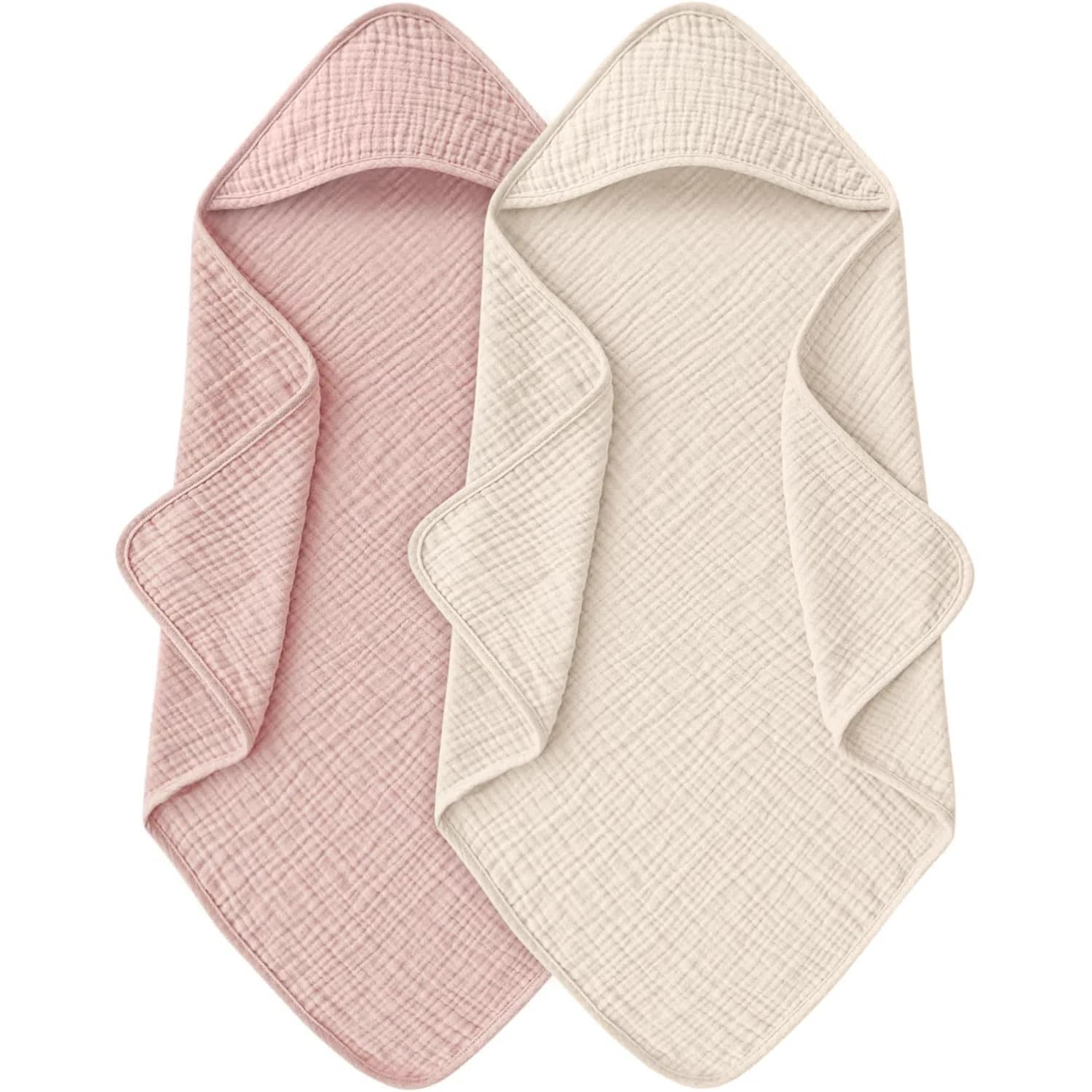 Amazon infant bath swaddle cotton absorbent baby cape swaddle blanket breathable multi-functional towel