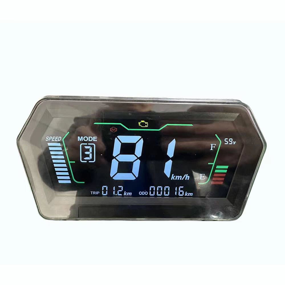 DKYS Controller Speedometer LCD Adjustable CAN Communication One-Wire Electric Scooter LCD Instrument 72V96V
