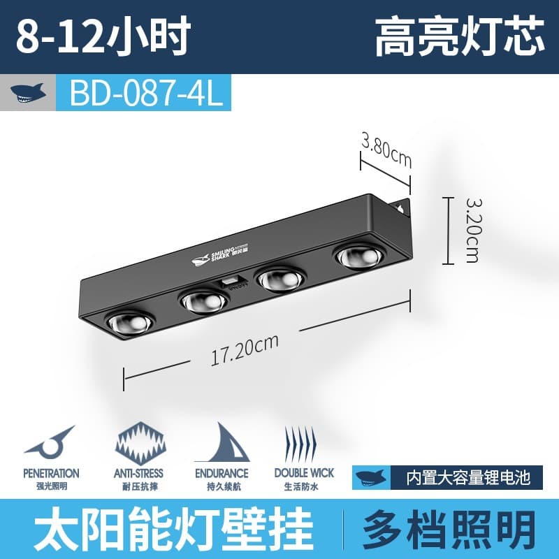 New Outdoor Solar Light, Garden Wall Light, Rainproof Street Light, Soft Ambient Camping Decorative Light