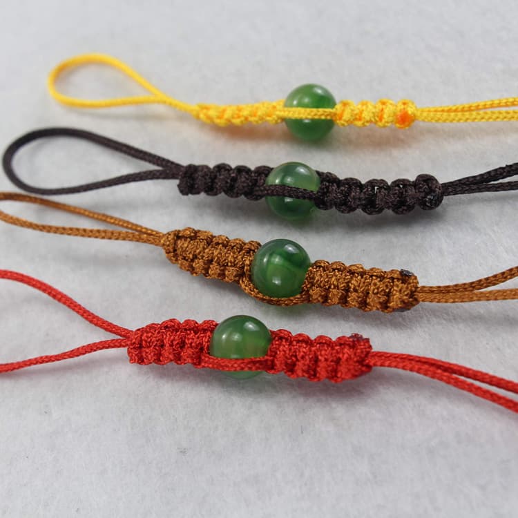Woven Teapot Cord, Yixing Teapot Lid String, Glass Pot Rope, Tea Ceremony Accessories, Imitation Jade Bead Pot Cord Wholesale
