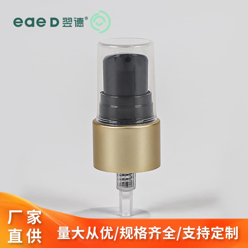 Factory custom 24/410 alumina PP half/full cover foundation liquid primer duck bill penguin bill true powder pump