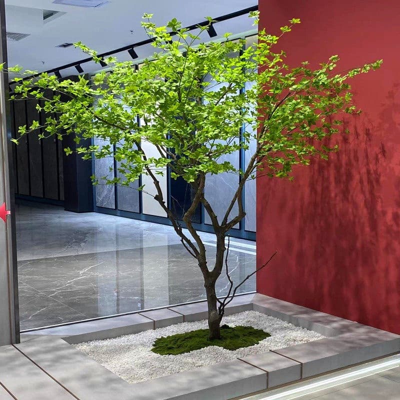 Simulated Japanese Enkianthus Tree Landscape Greenery Indoor and Outdoor Display Window Pieris Japonica Decorative Artificial Tree