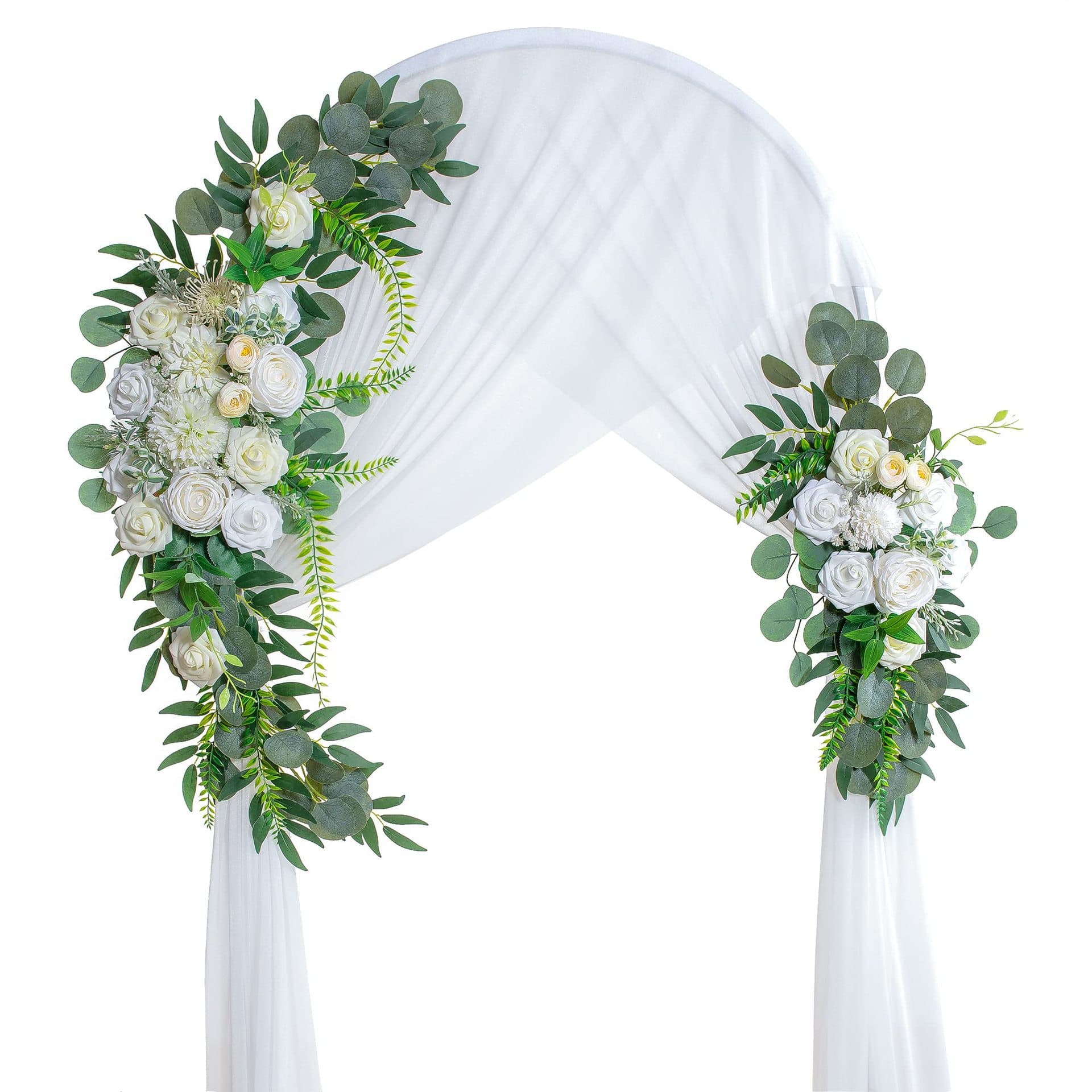 Artificial Flowers for Wedding Scene Decoration, Outdoor Wedding Arch Flowers, Banquet Welcome Sign Corner Flowers, Wedding-Specific