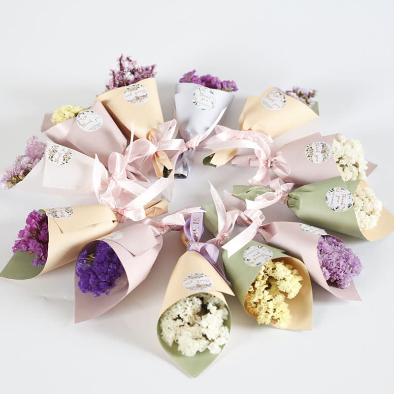 Dried Flower Everlasting Baby's Breath Bouquet Souvenir Kindergarten Graduation Gift Activity Small Gift Factory Wholesale