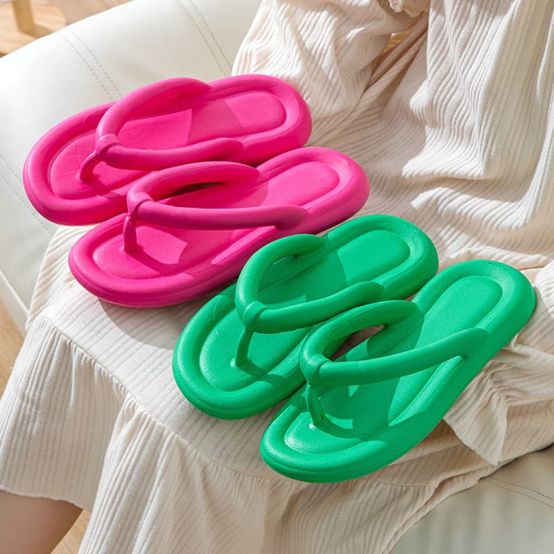 Simple EVA Flip Flops for Women, Summer Outdoor Wear, Premium Indoor Anti-Slip Non-Odor Beach Sandals, Ins Style