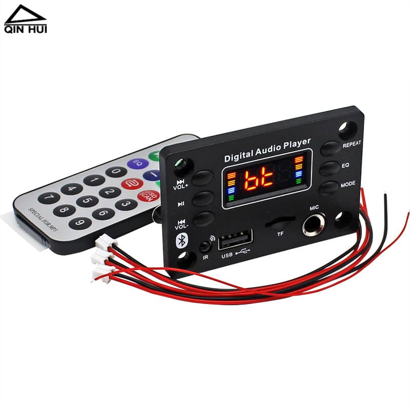 Mp3 Decoder Board Bluetooth Decoder Board Audio Decoder Lossless Decoding with Wired Wireless Microphone Function