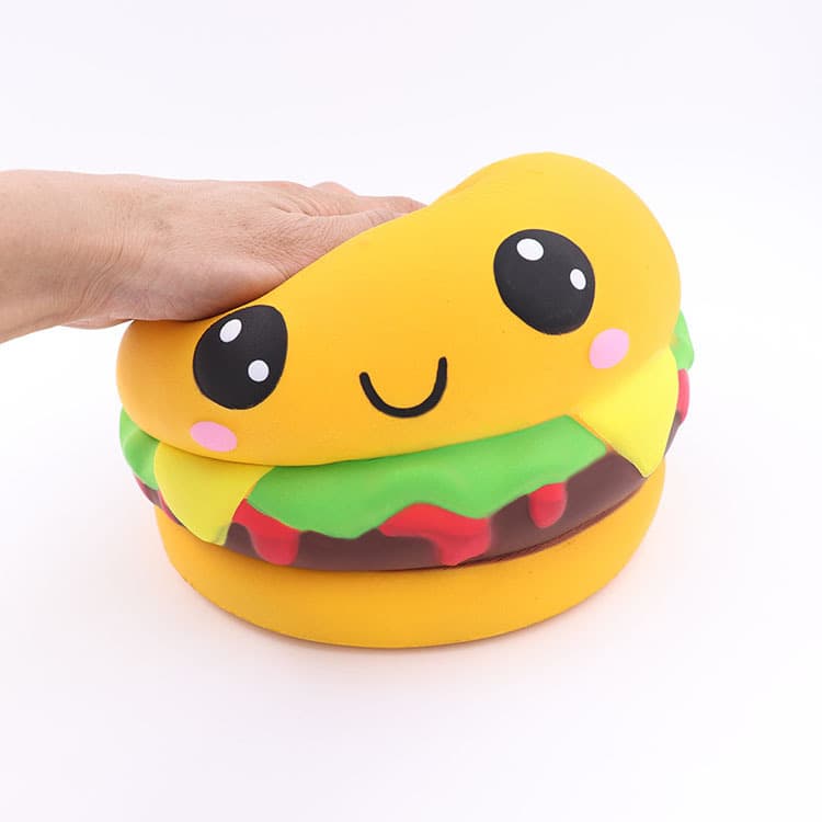 Factory Direct Slow Rebound Toy Squishy Oversized Hamburger Children's PU Slime Foaming Decompression Toy