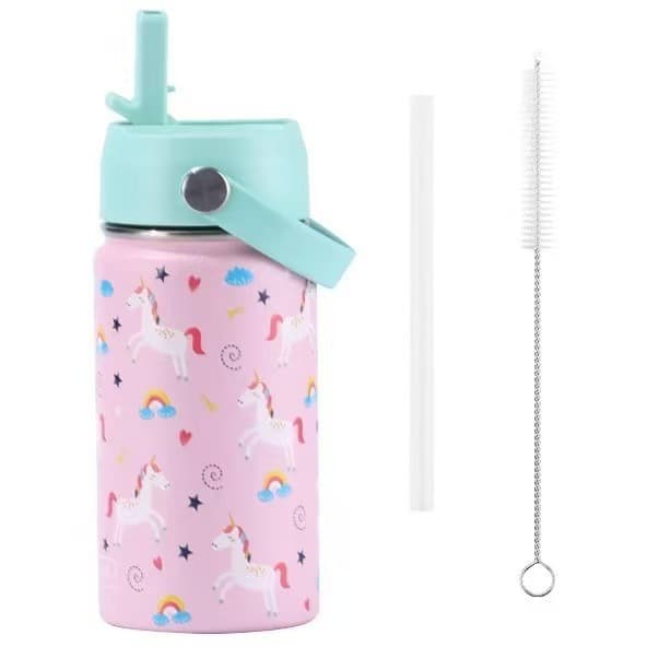 Amazon Cartoon 12oz Space Bottle 304 Stainless Steel Vacuum Insulated Cup Student Outdoor Portable Sports Water Bottle