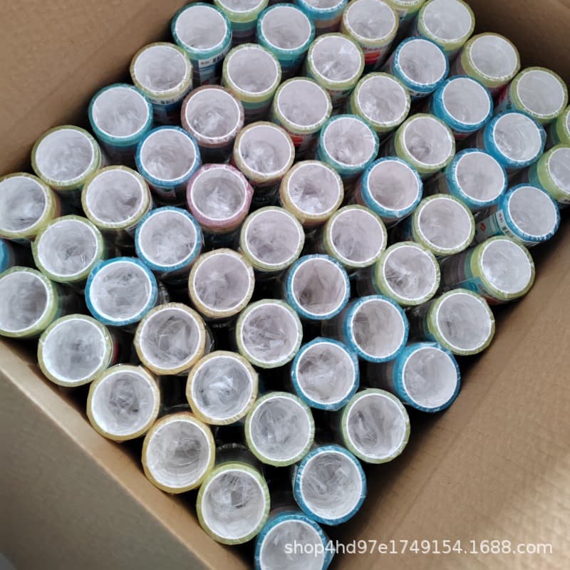 Tape 6-color set sticky ball dly sticky ball glue factory wholesale no residual glue high viscosity ice transparent no glue left