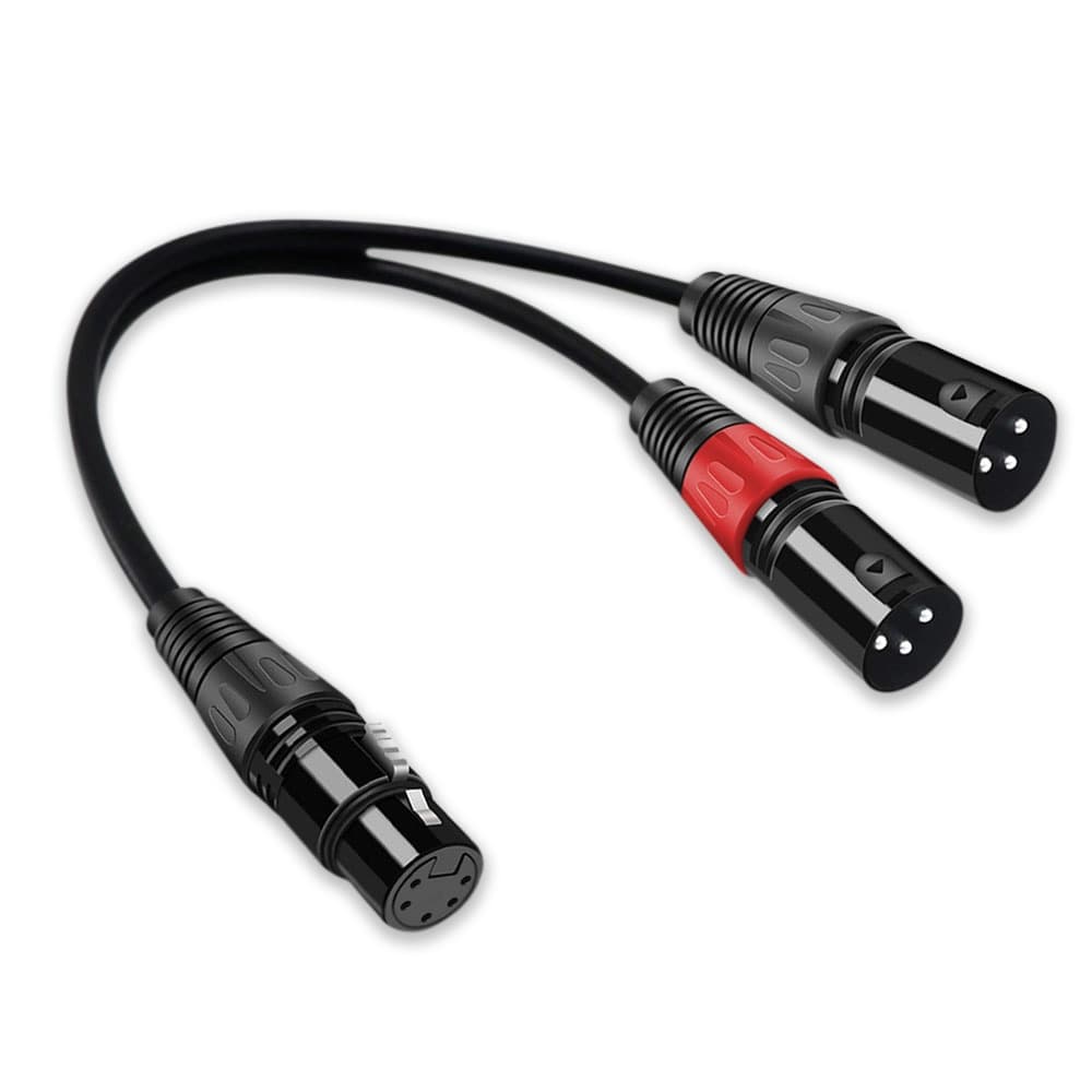 DMX2 3-core male to 5-core microphone cable XLR male to female microphone cable XLR guitar cable 5-core to 3-core