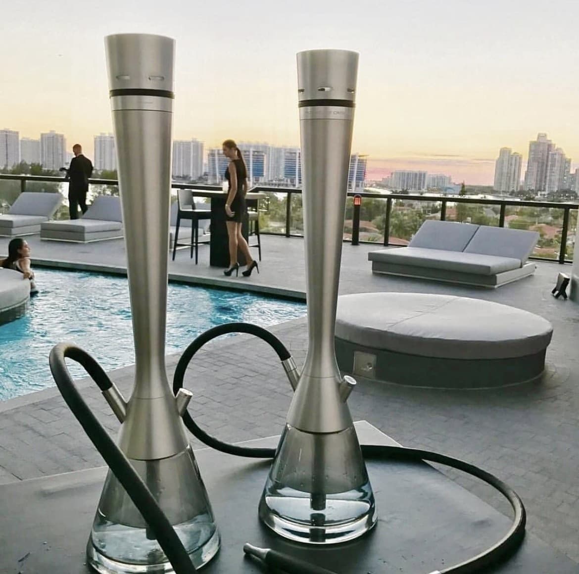 Shisha Hookah Luxury Premium Water Pipe Porsche German High-End Hookah Set