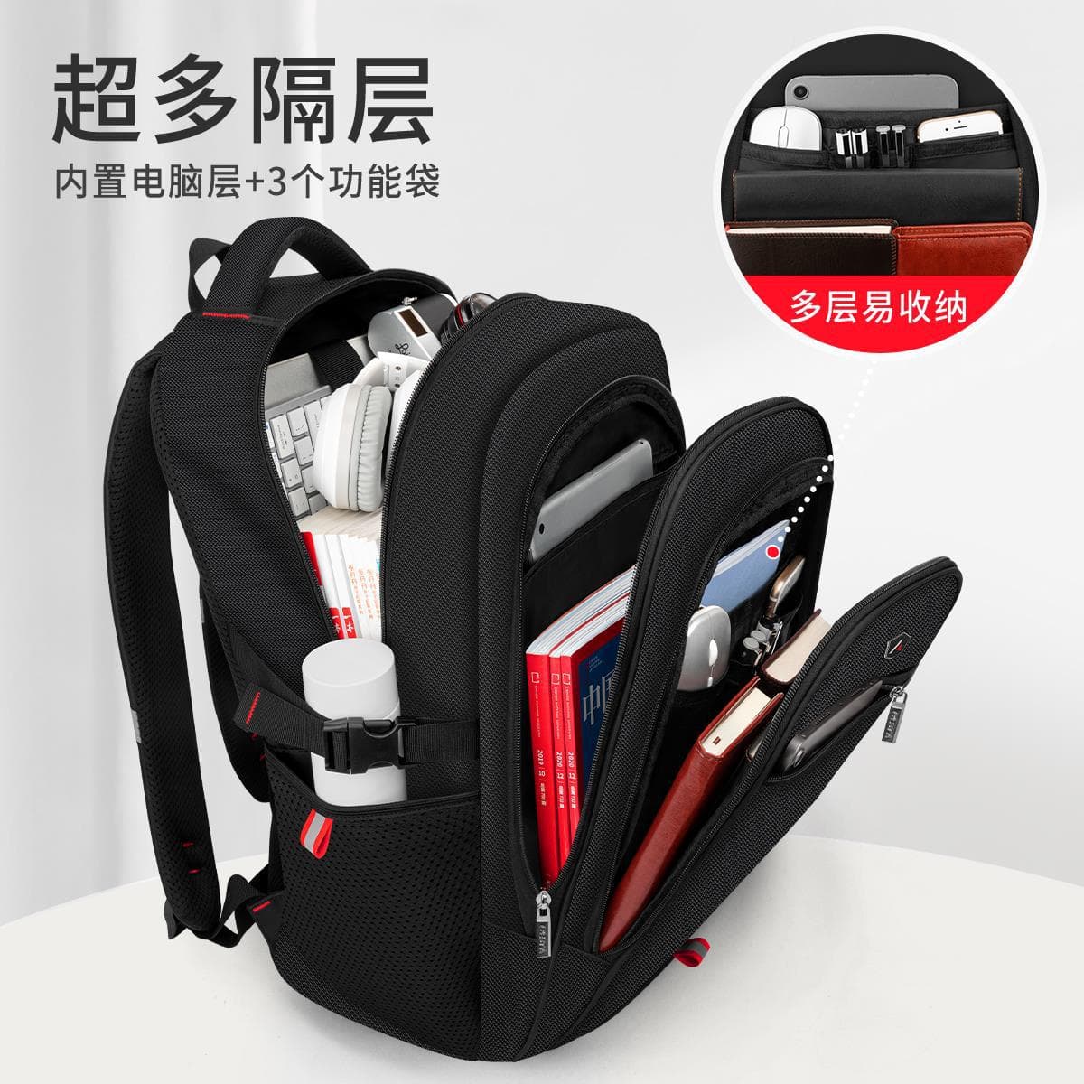 Large Capacity Backpack for Elementary Students Grades 3-6, Simple Korean Style Casual Shaodong Backpack with Weight Reduction