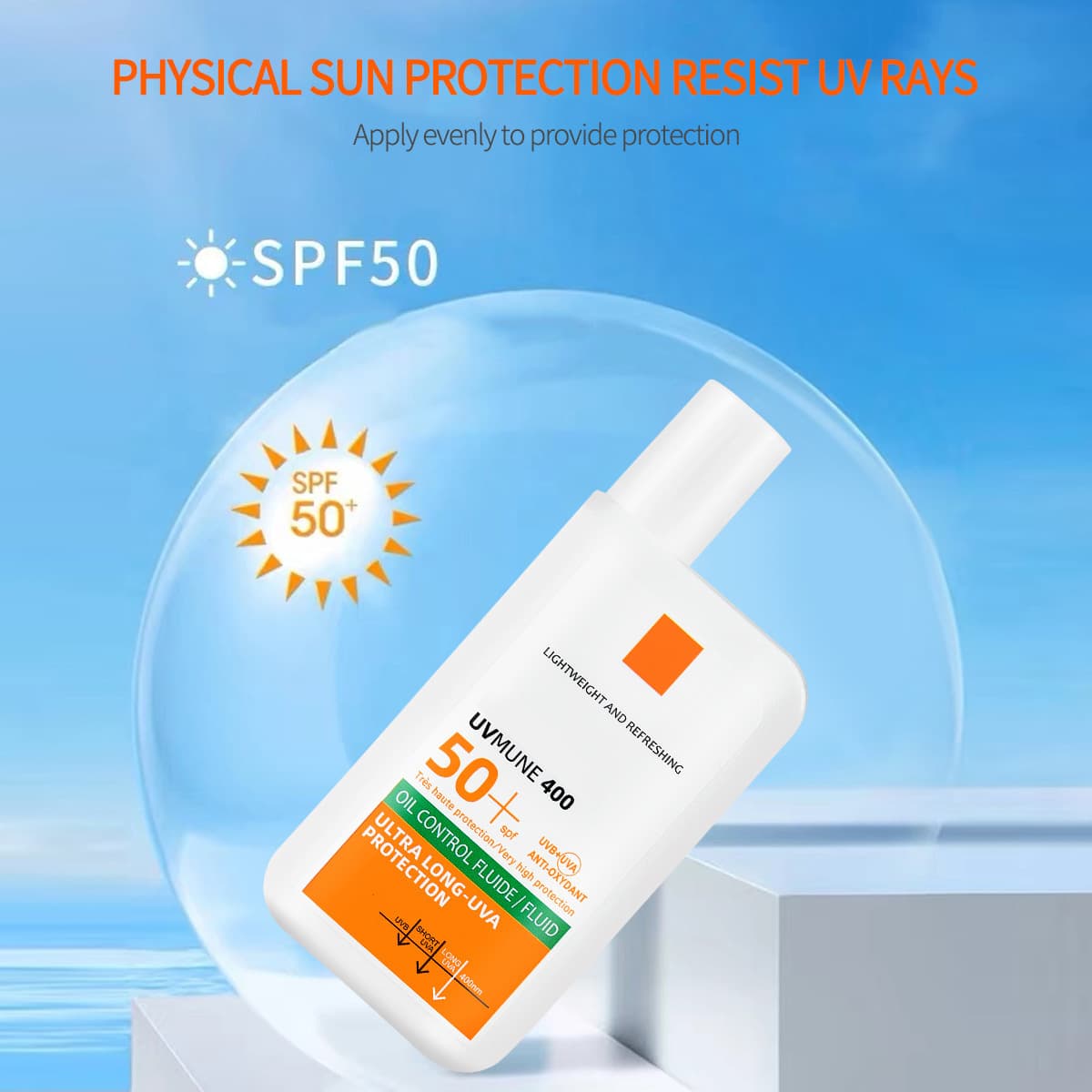 Cross-border Hot Selling FORMBO Sunscreen SPF50 Moisturizing Hydrating Isolation Sunscreen