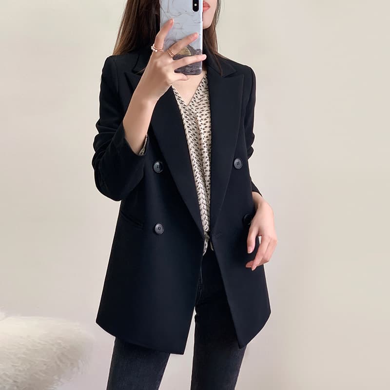 200 Jin Extra Large Size Suit Jacket, Women's 2023 Spring New Arrival Loose Slimming Blazer 0805 for Curvy Women