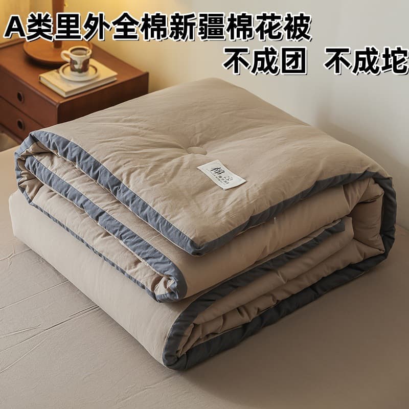 Class A 100% Xinjiang Cotton Quilt Duvet Winter Comforter Spring Autumn Cotton Blanket Air Conditioning Summer Pad Pure Cotton