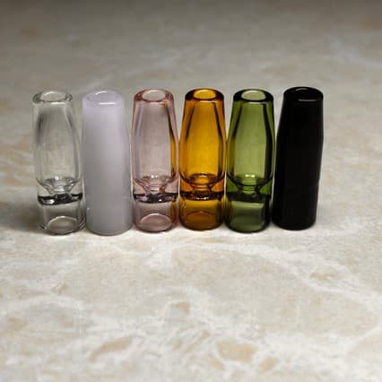 Factory Direct Glass Cigarette Holder, Pipe, Glass Tips Filter Core Portable Glass Smoking Pipe