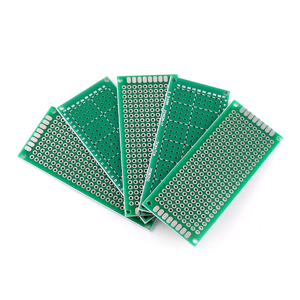 3*7cm Wholesale PCB Universal Board, Perfboard, Prototyping Board, Single-Side Tin-Sprayed Fiberglass Epoxy CNC Experiment Board