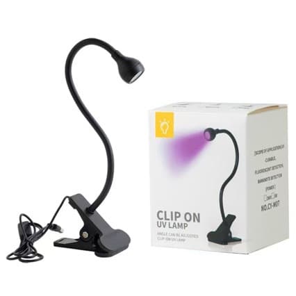 Eyebrow Tattoo Lamp Clip Lamp Creative Desk Lamp Night Lamp UV Curing Purple Light Quick-drying Nail Lamp USB Nail Light