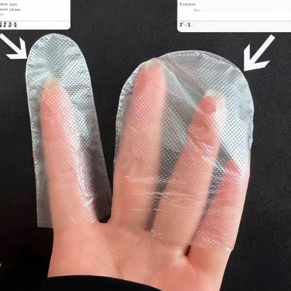 Miracle Large Finger Sleeve for Taking Chinese Medicine Without Bitterness, Disposable Protective Cover for Children and Adults, Odor-Proof Sleeve