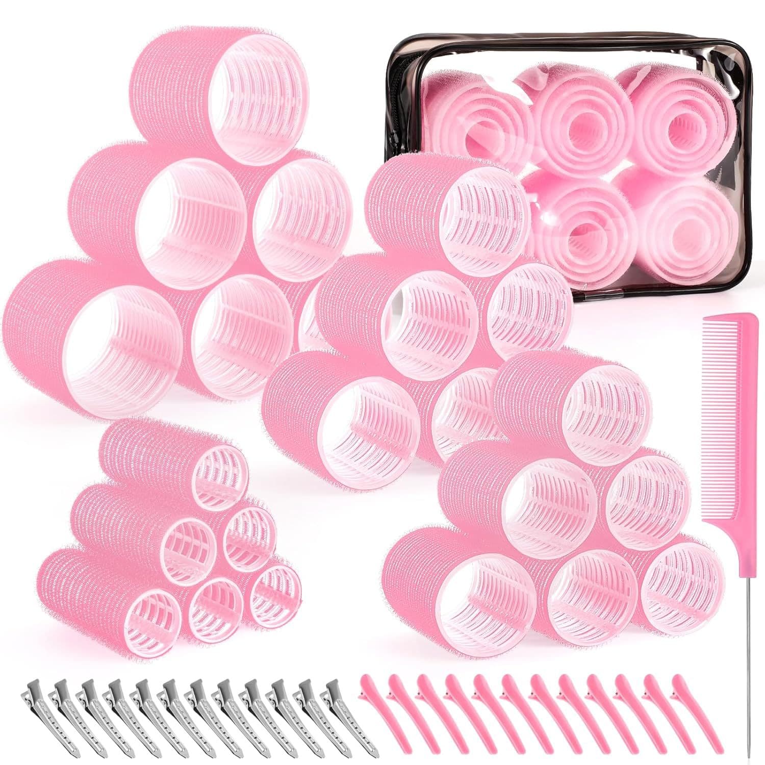 Amazon cross-border air bangs curling barrel cross-border lazy curly hair artifact full nylon eight-character hair curling iron