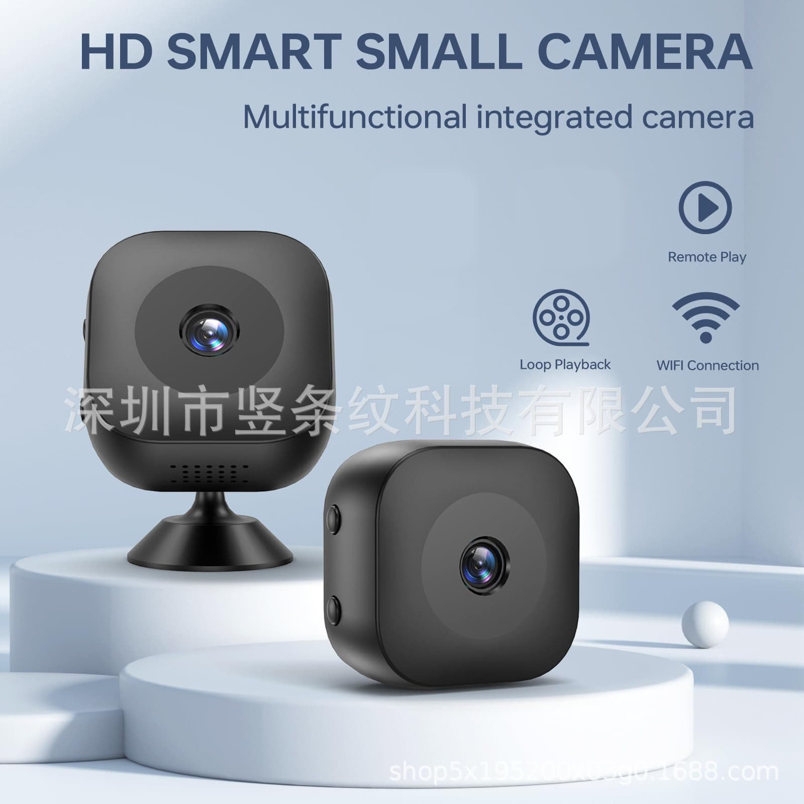 Smart Wireless Home Security Camera Battery Camera Indoor Outdoor Surveillance Monitor Private Mold