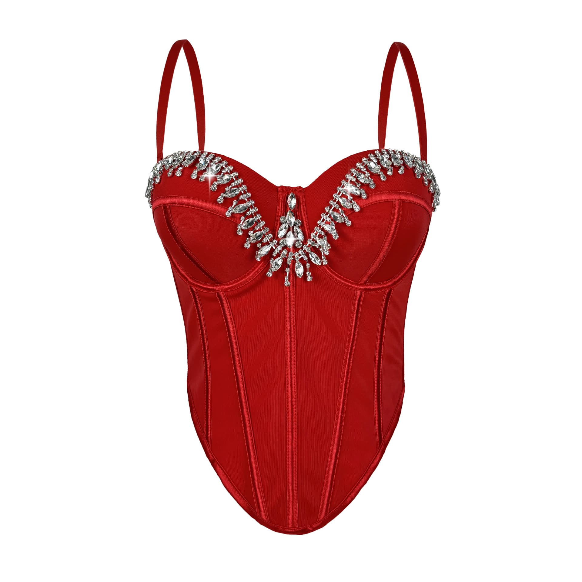 Cross-border Amazon Europe and US Beaded Strap Outerwear Bra Camisole Short Crop Top Corset Bustier Women Tube Top
