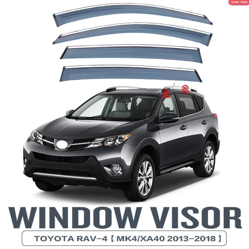 Compatible with Toyota RAV4 Window Visor Rain Guard Sunshade TOYOTA RAV4 Window visor