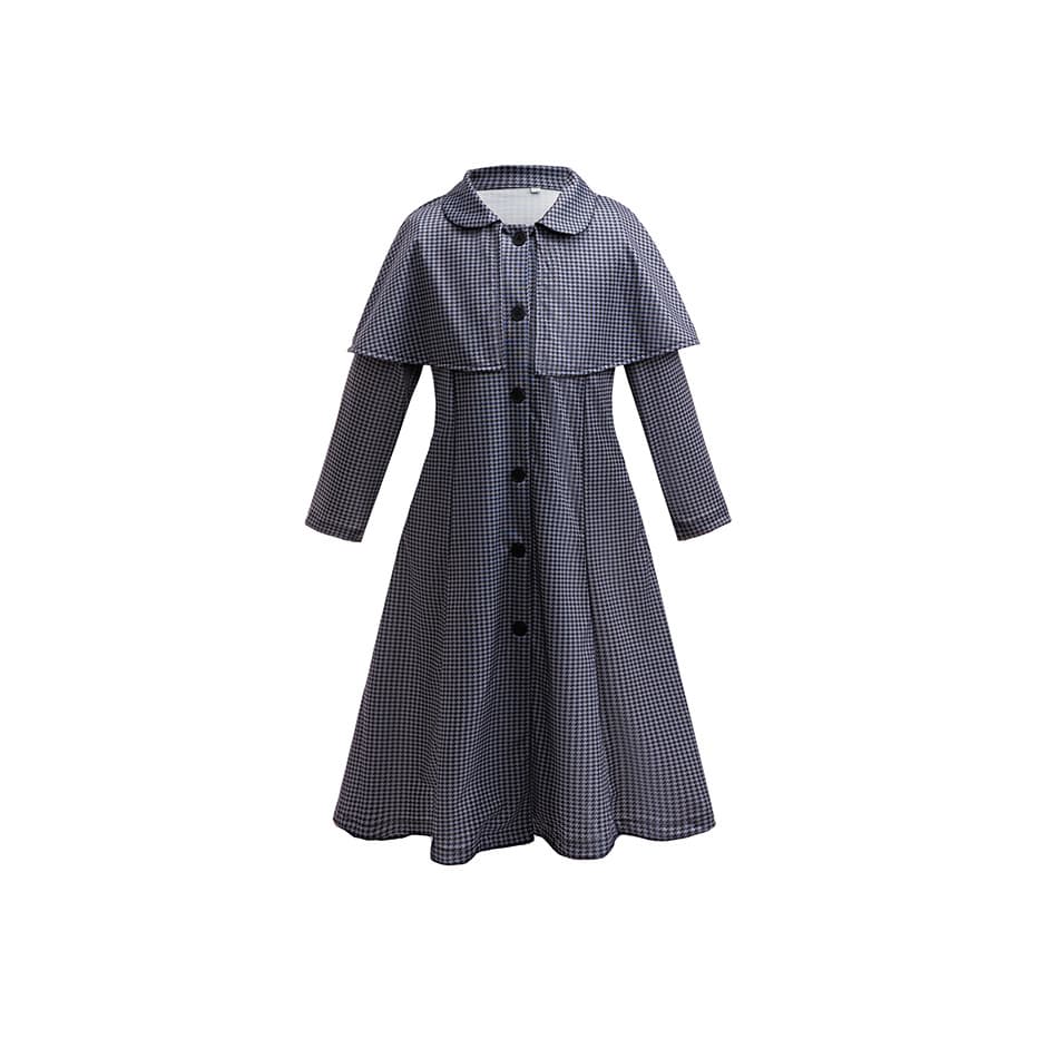 Wednesday Addams Cosplay Costume Kids Party Addams Family Black Chiffon Dress Drop Shipping